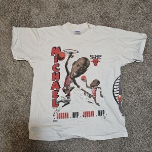 Vintage Michael Jordan Chicago Bulls MVP 1991 Graphic T-Shirt
